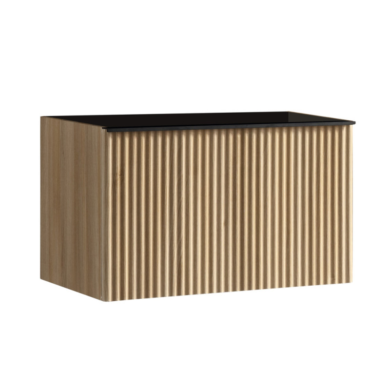 Meuble sous-plan Brunella chêne 80 cm SANIMAR