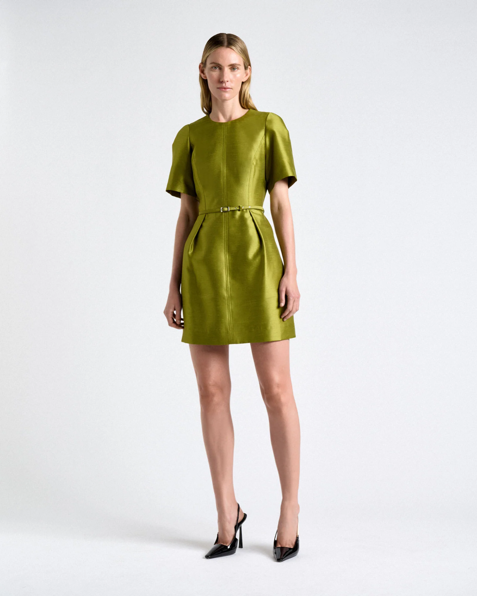 Viscose Lurex Mini Dress