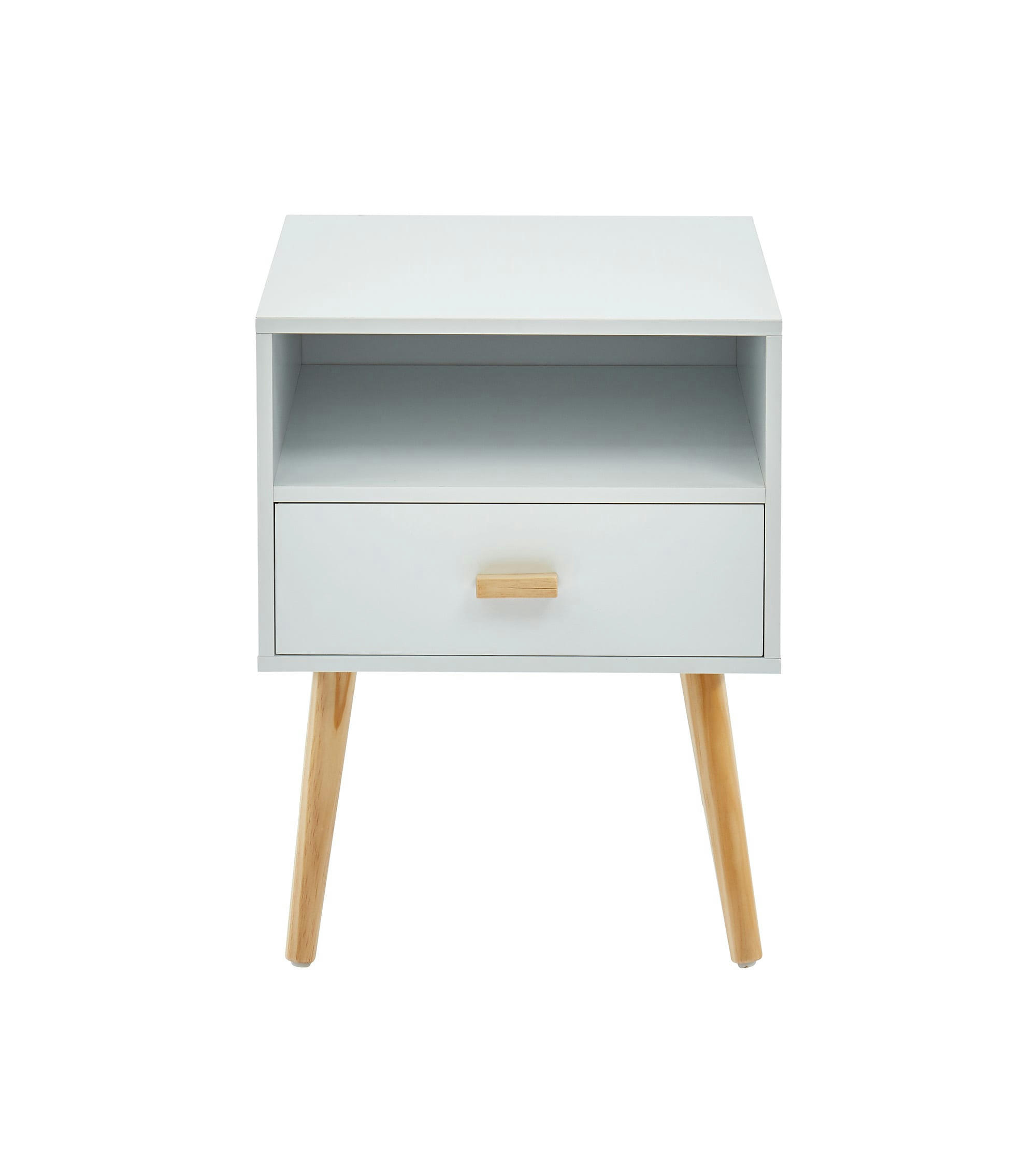 ULOS - Table de chevet   blanc  1 tiroir 40cm