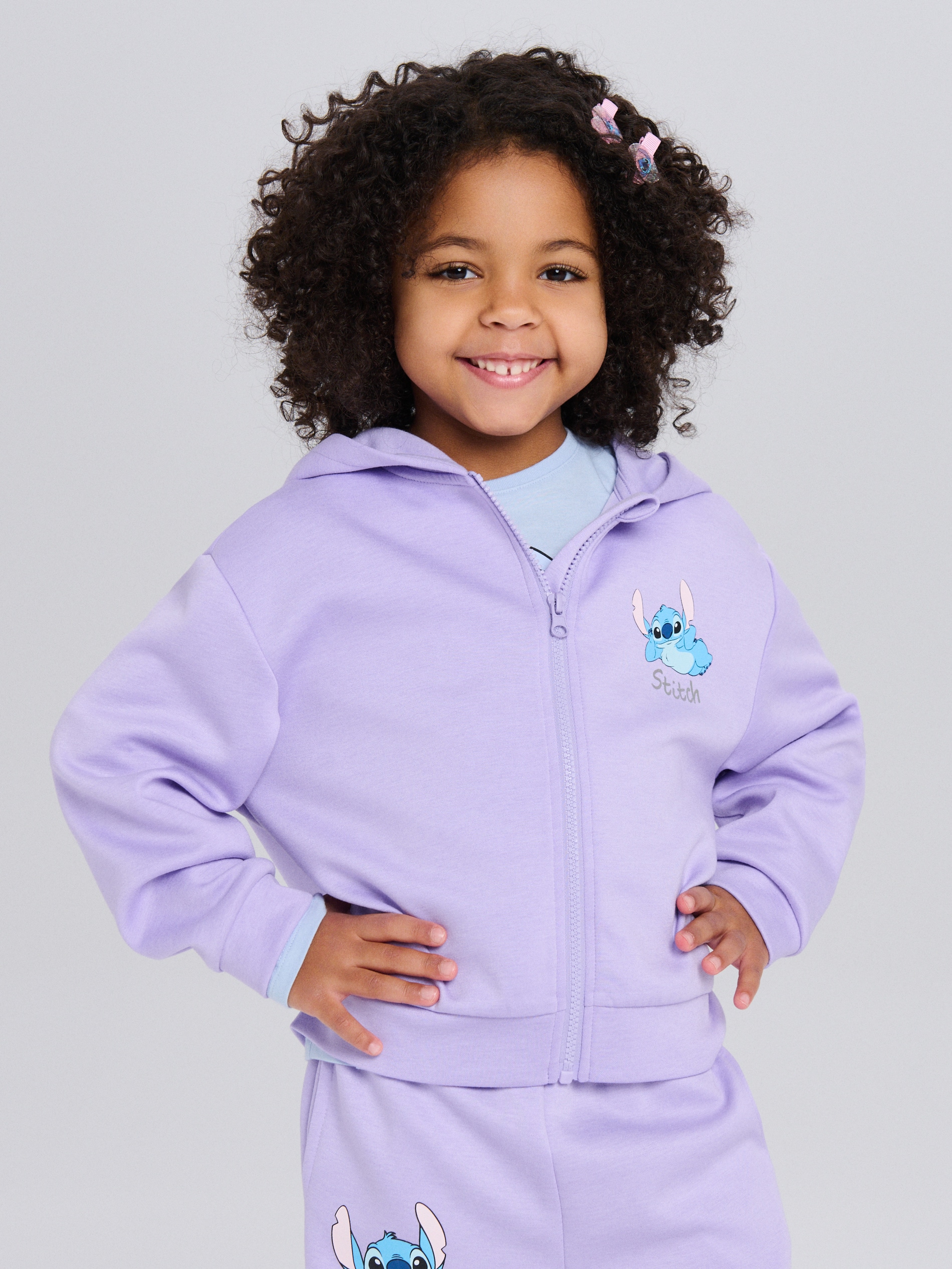 Sportowa bluza hoodie z cienkiej pianki Stitch