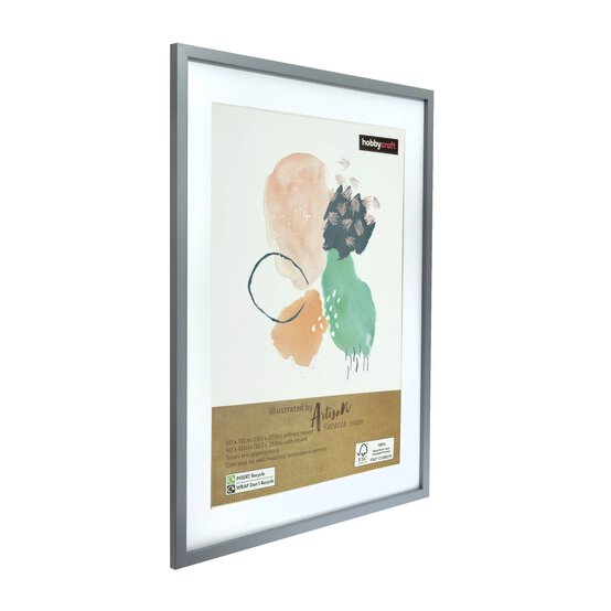 Light Grey Picture Frame 50cm x 70cm
