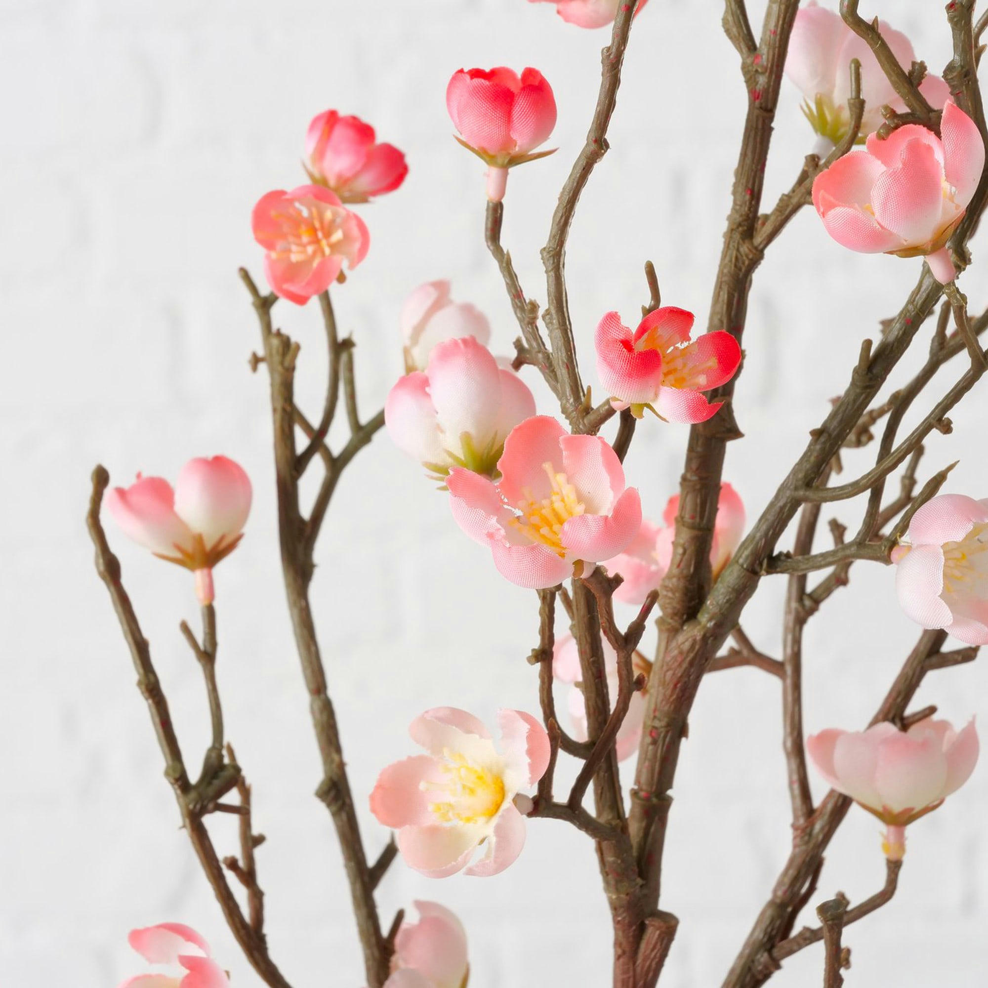 - Fleur artificielle branche de pêcher 85cm