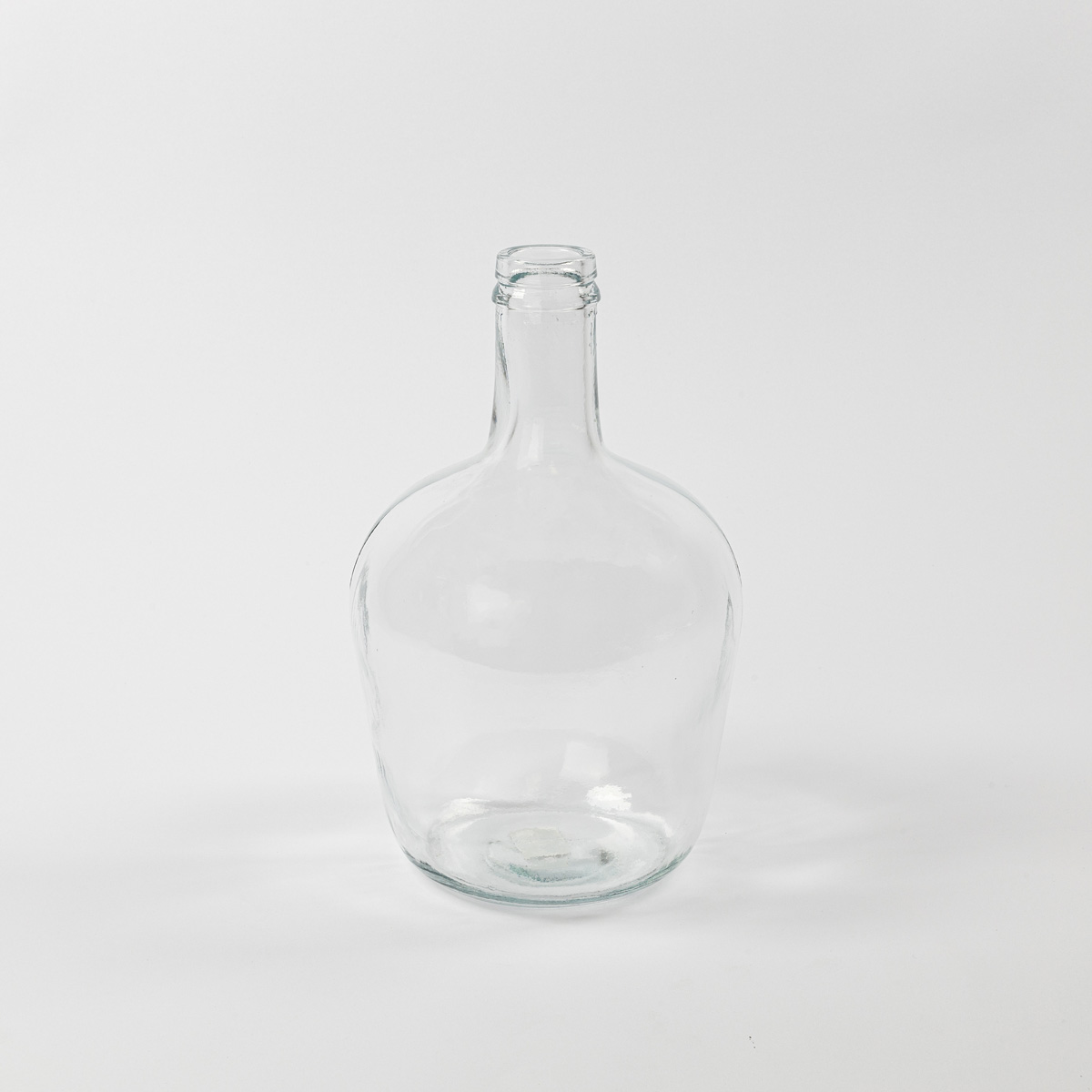 Jarra forma garrafão transparente em vidro reciclado 4l