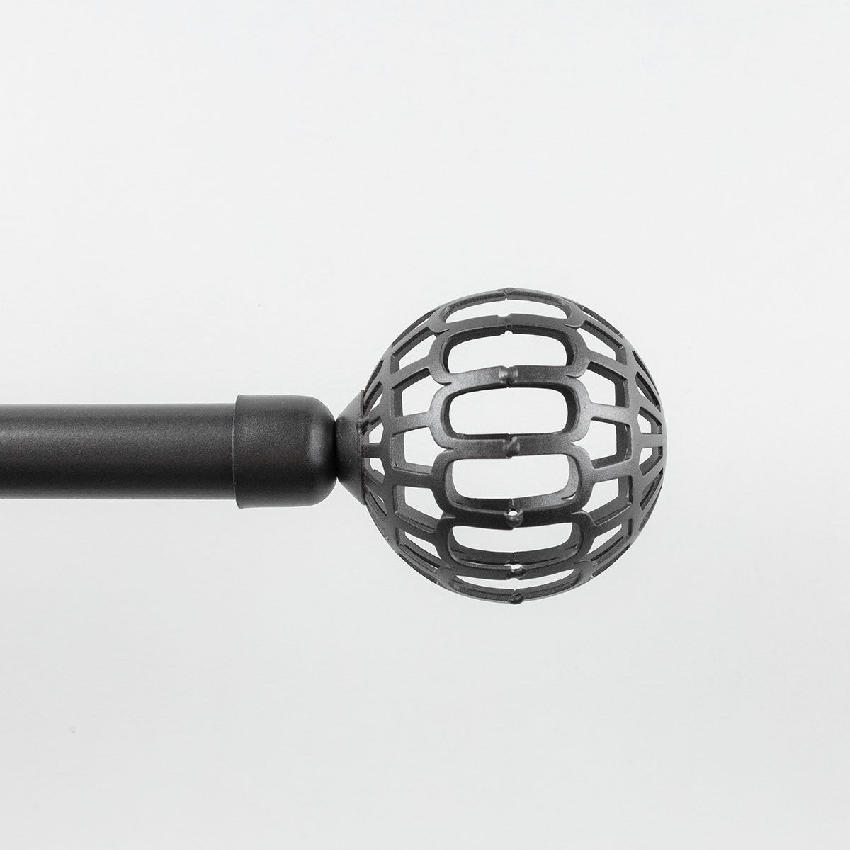 Kit varão extensível FACETTE cinza 120-210cm