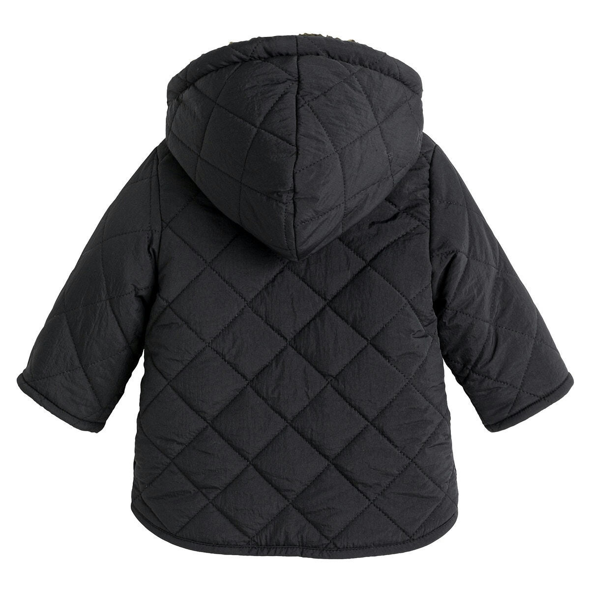 Parka chaude à capuche réversible