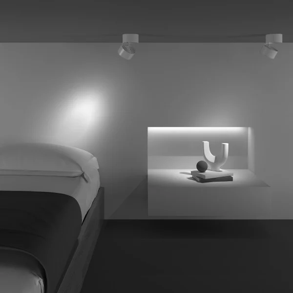 Reflektor sufitowy YIN ruchomy biały LED 15W 3000 K 1359lm IP20 Maytoni