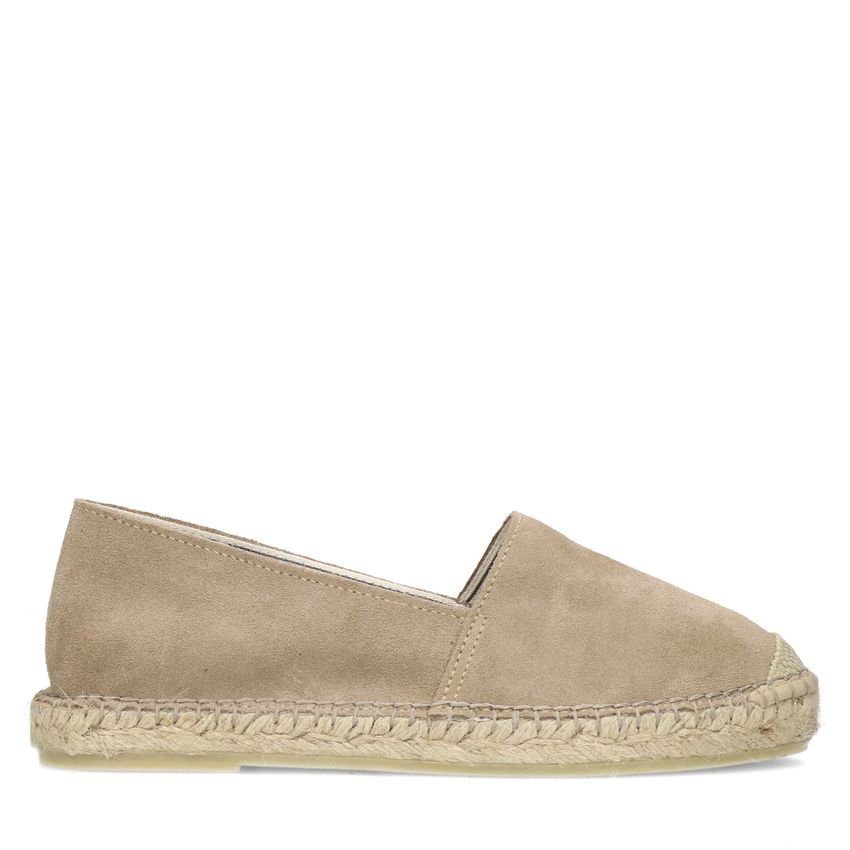 Manfield Beige suède espadrilles