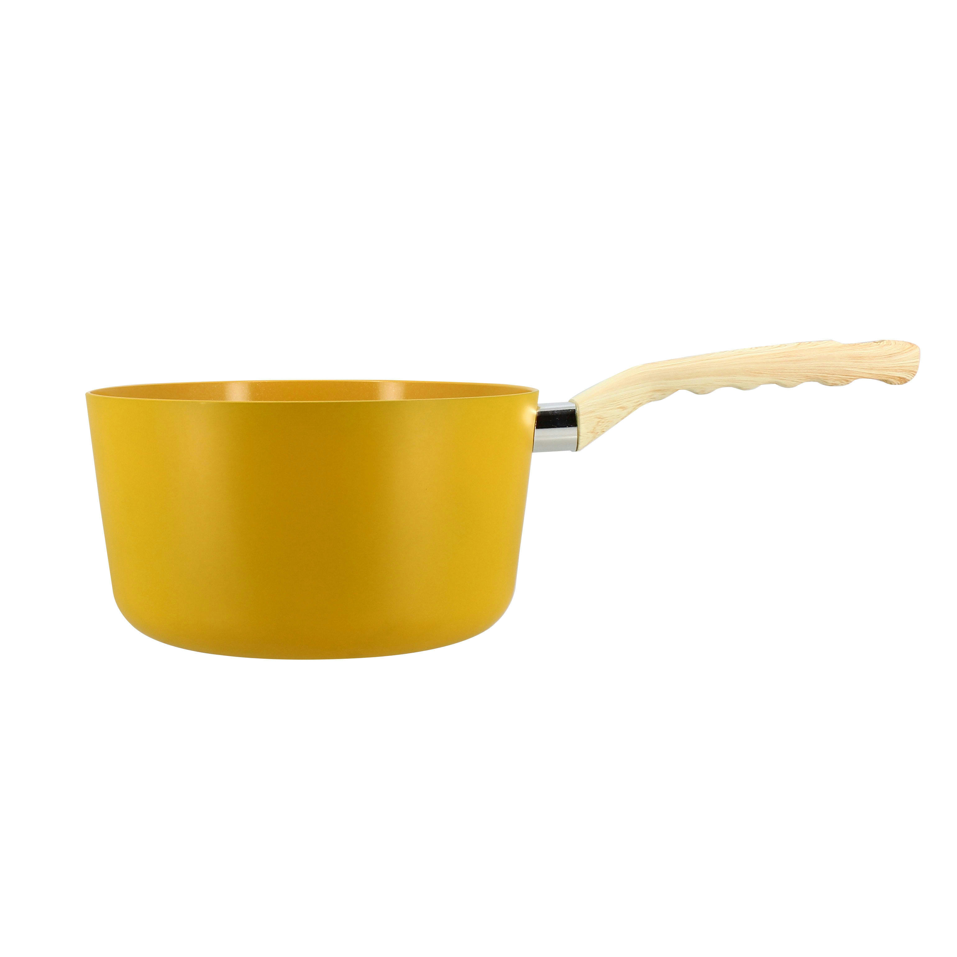 COLORAMA - Casserole en aluminium Ø20cm jaune - compatible induction