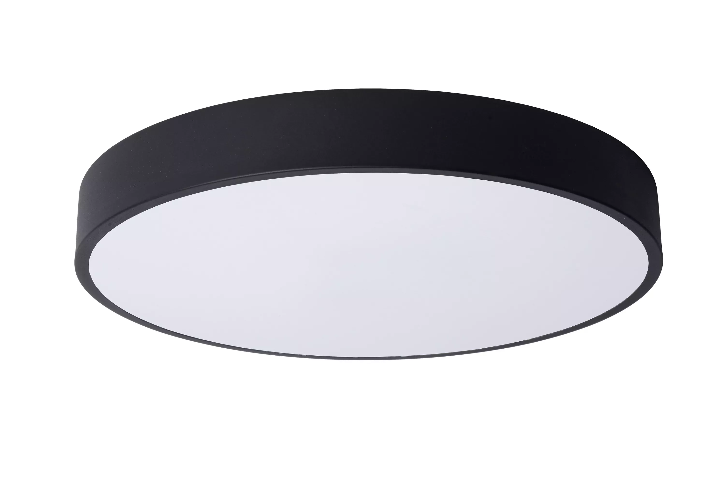Plafon UNARokrągły czarno-biały LED 1x24W 40cm 1680lm IP20 Lucide
