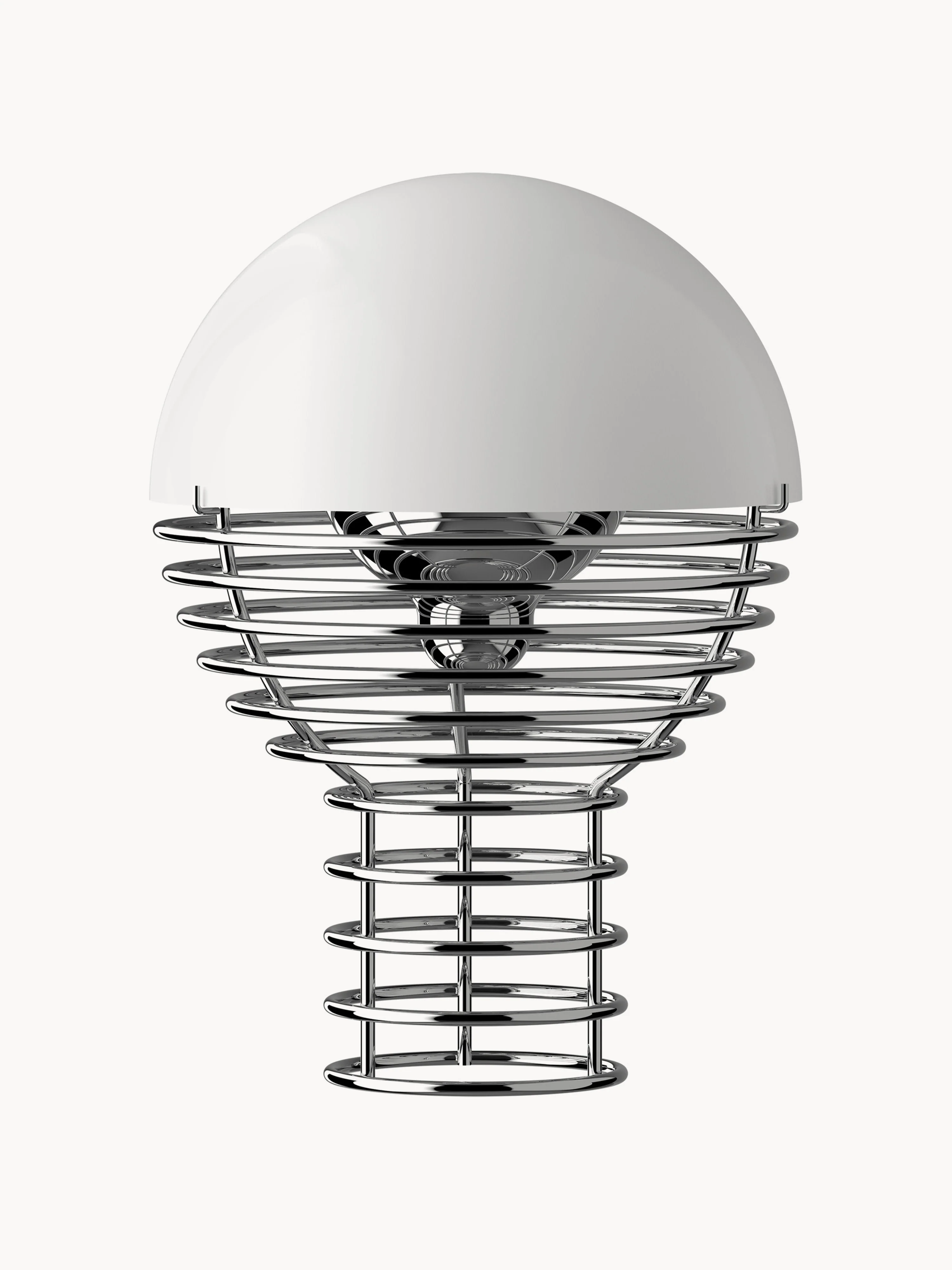 Kleine mobile LED-Tischlampe Wire, dimmbar, Design Verner Panton