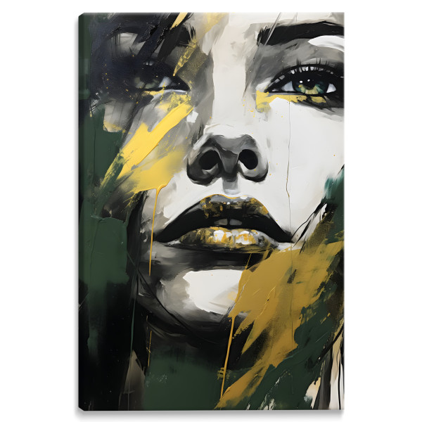 Obraz Canvas Portret Zamyślonej Kobiety 20x30cm