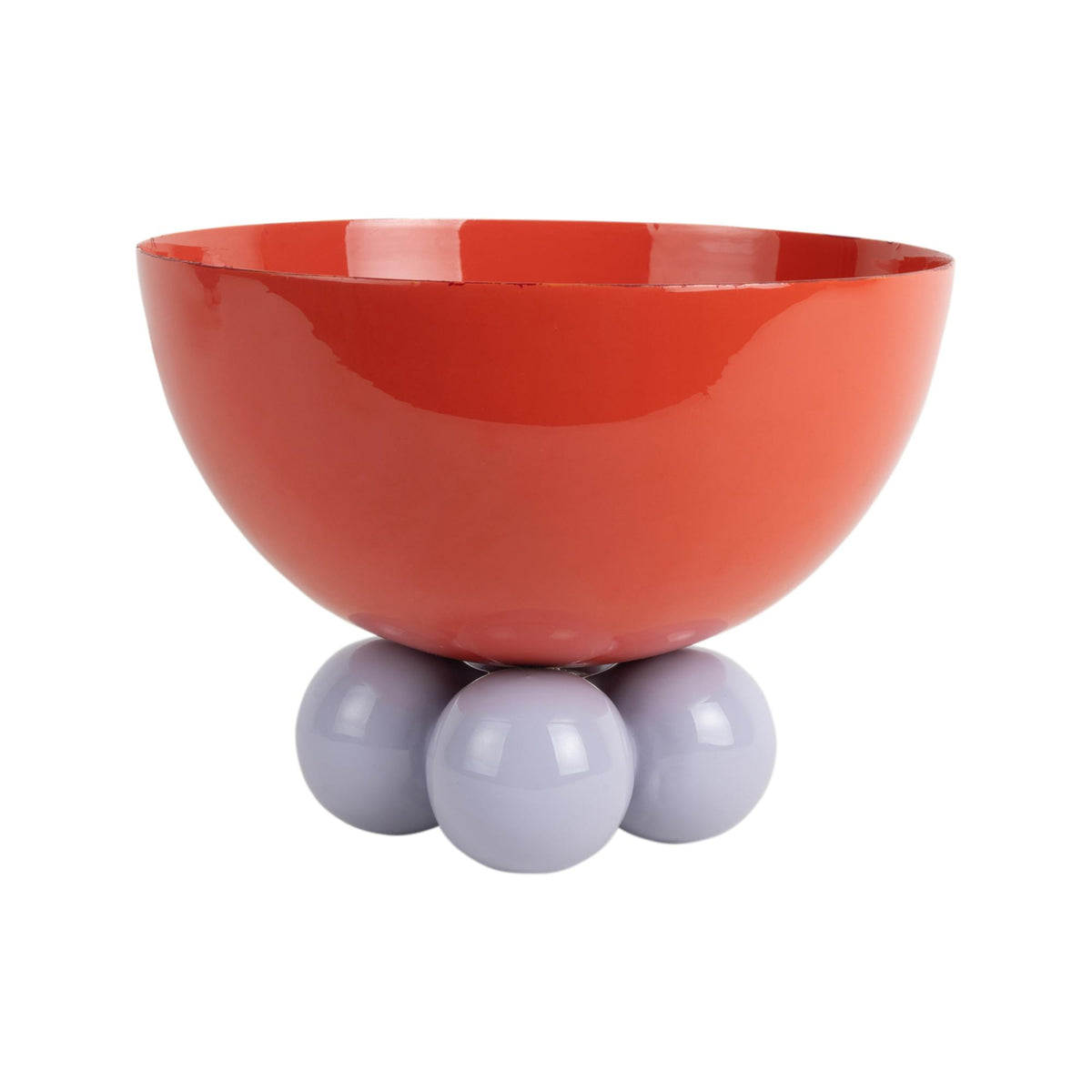 Present Time schaal Double Funky Large - rood - Ø20cm
