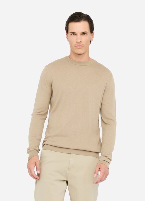 Maglia in cotone e seta