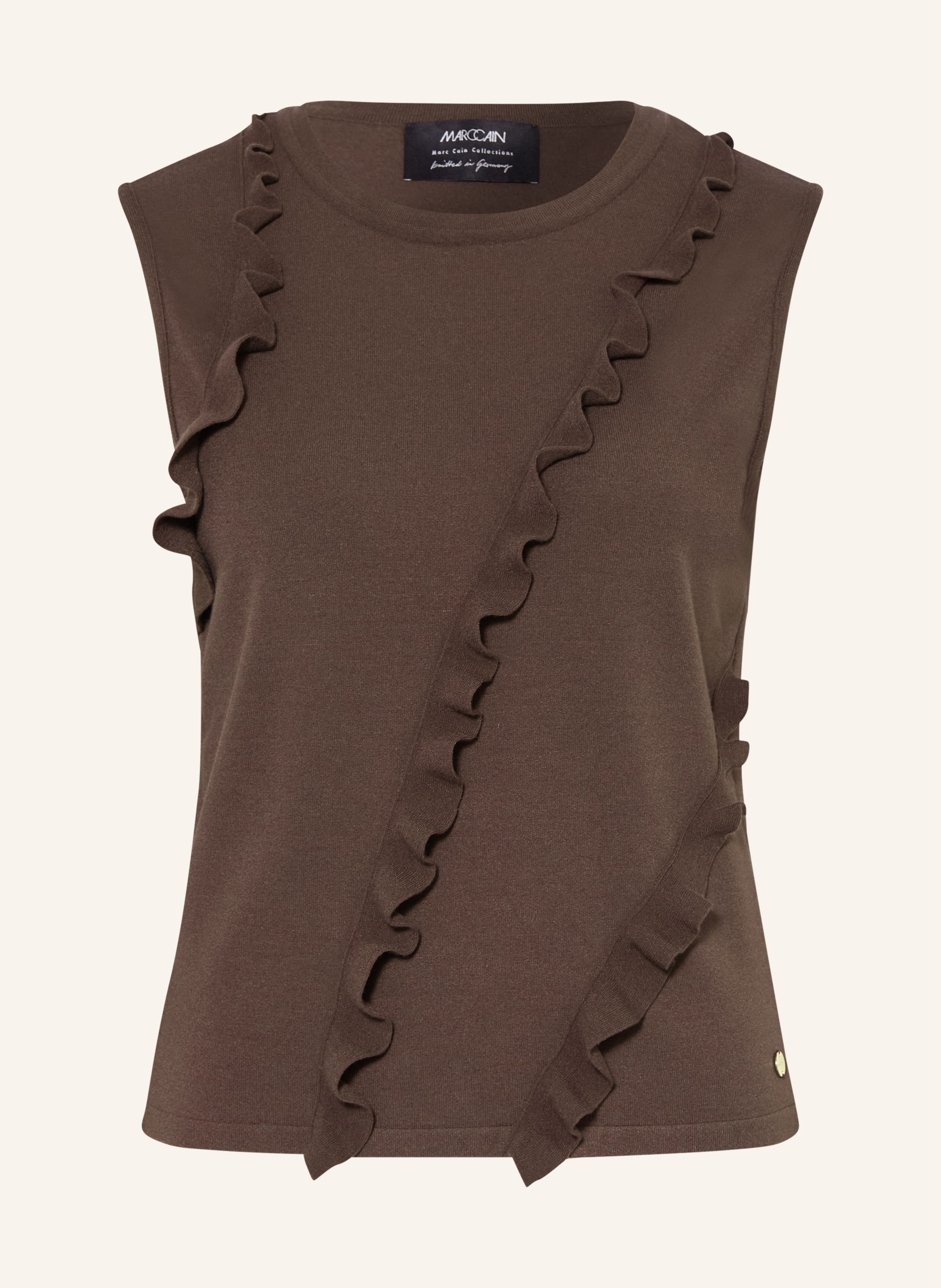 MARC CAIN Stricktop mit Volants