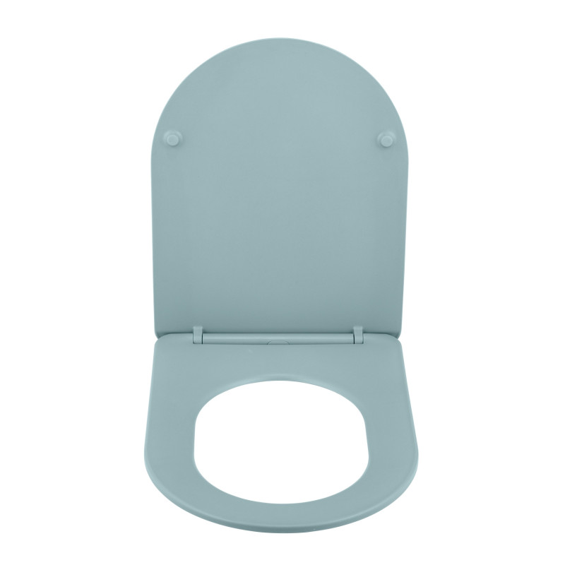 Abattant de toilette Galati bleu gris WENKO
