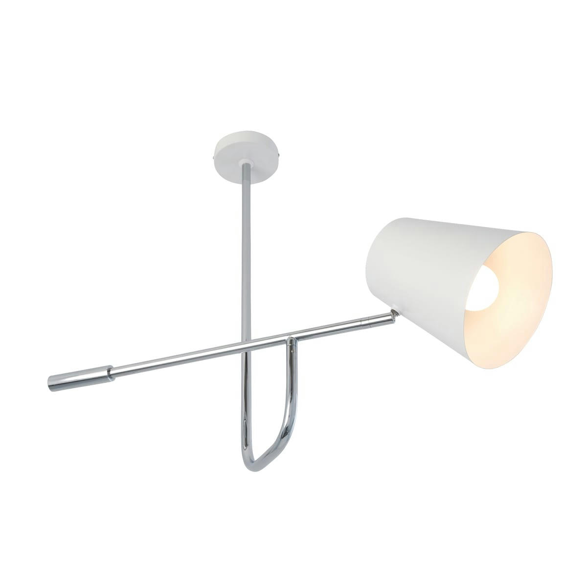 ART - Applique murale en métal blanc