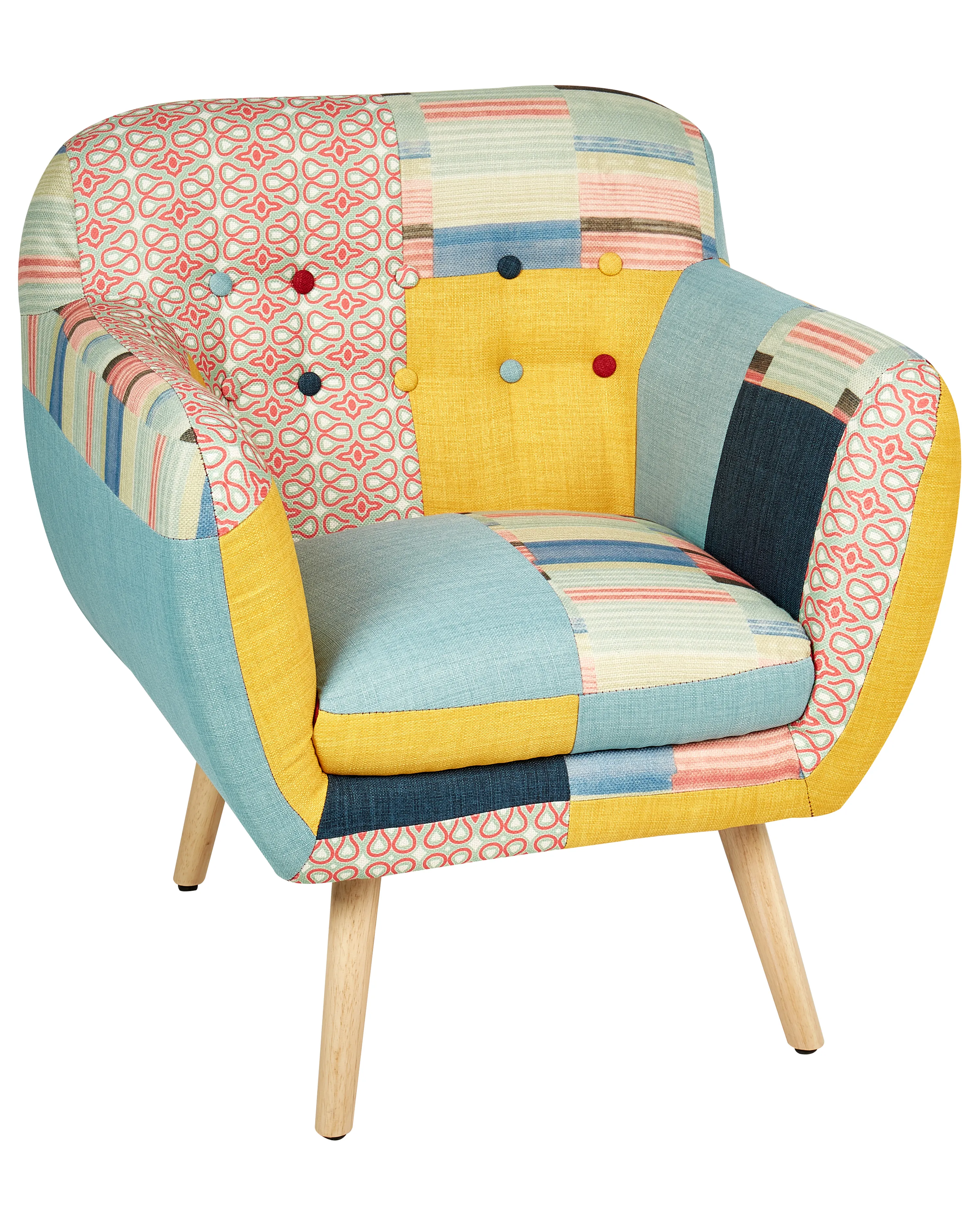 Armchair MELBY Fabric Multicolour