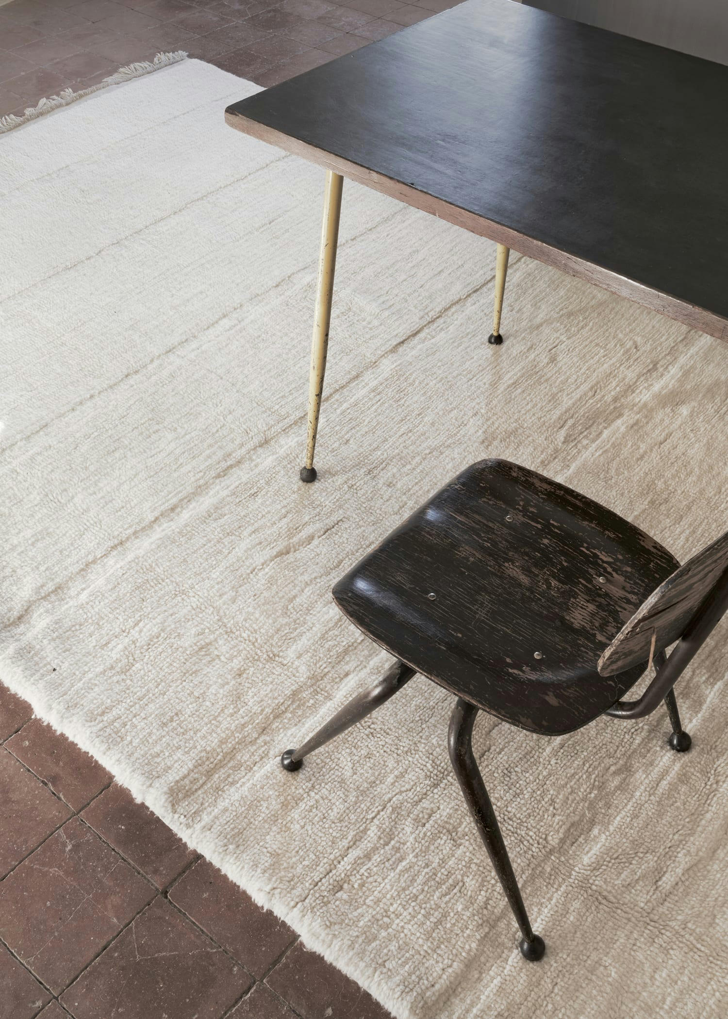 SHEEP OF THE WORLD - Tapis en laine blanc lavable 170x240