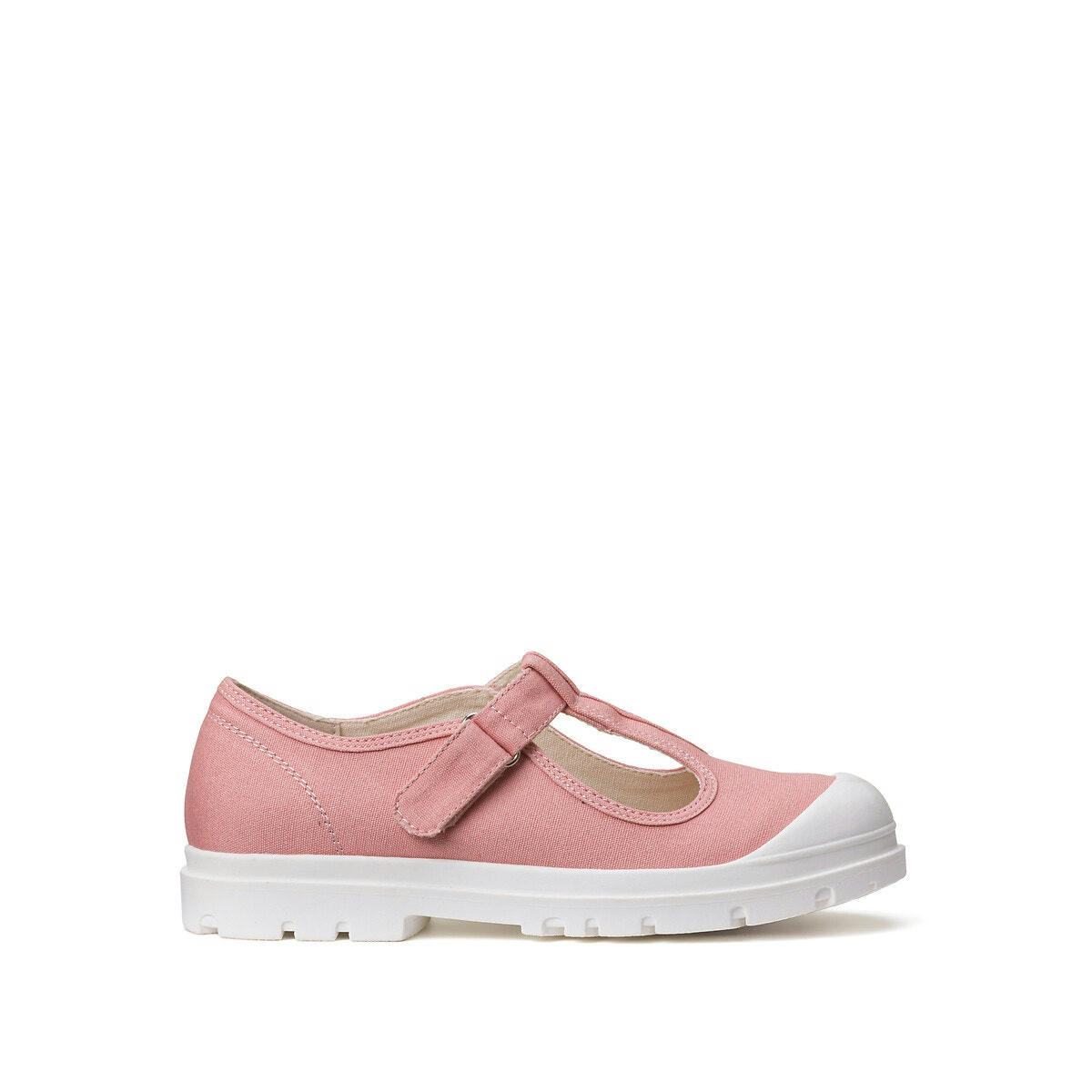 Baskets basse type salomé, en toile 26-37