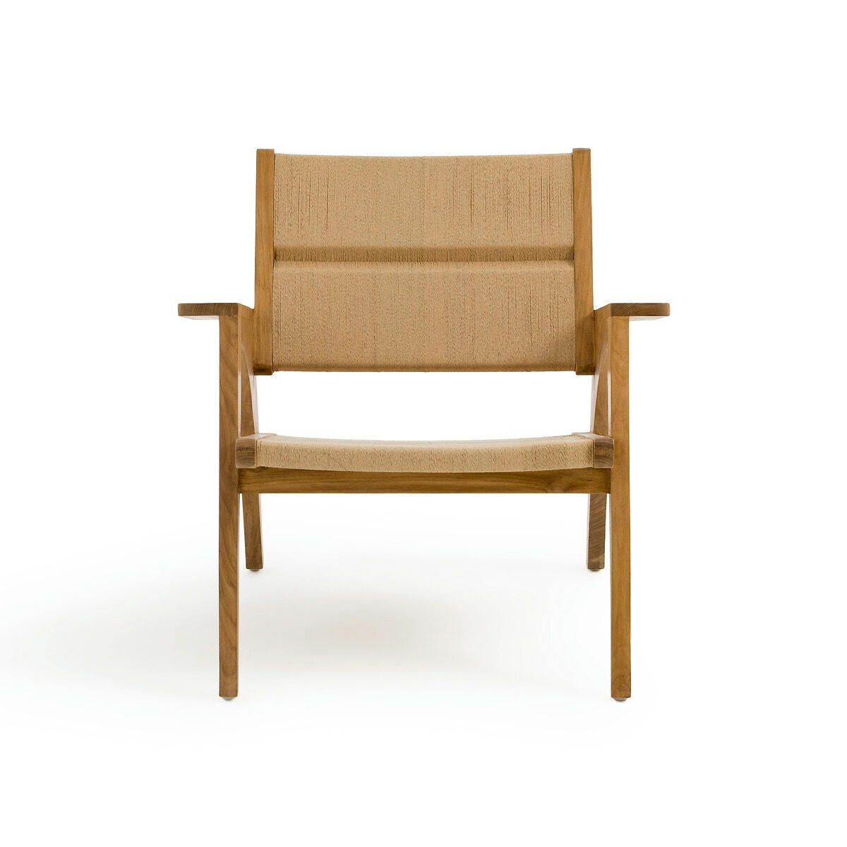 Fauteuil teck et tressage, Tekora