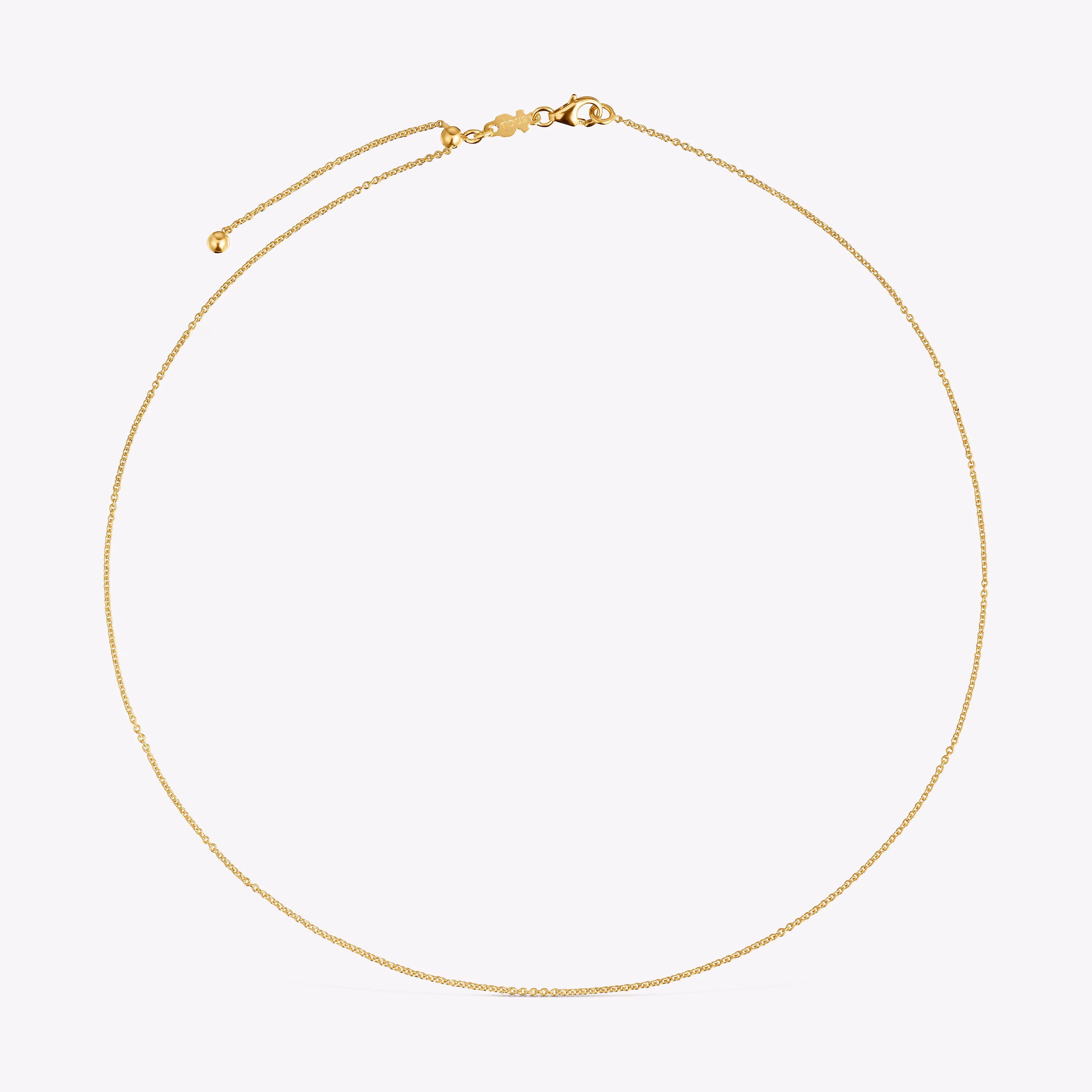 Collar corto de oro 40 cm Basic