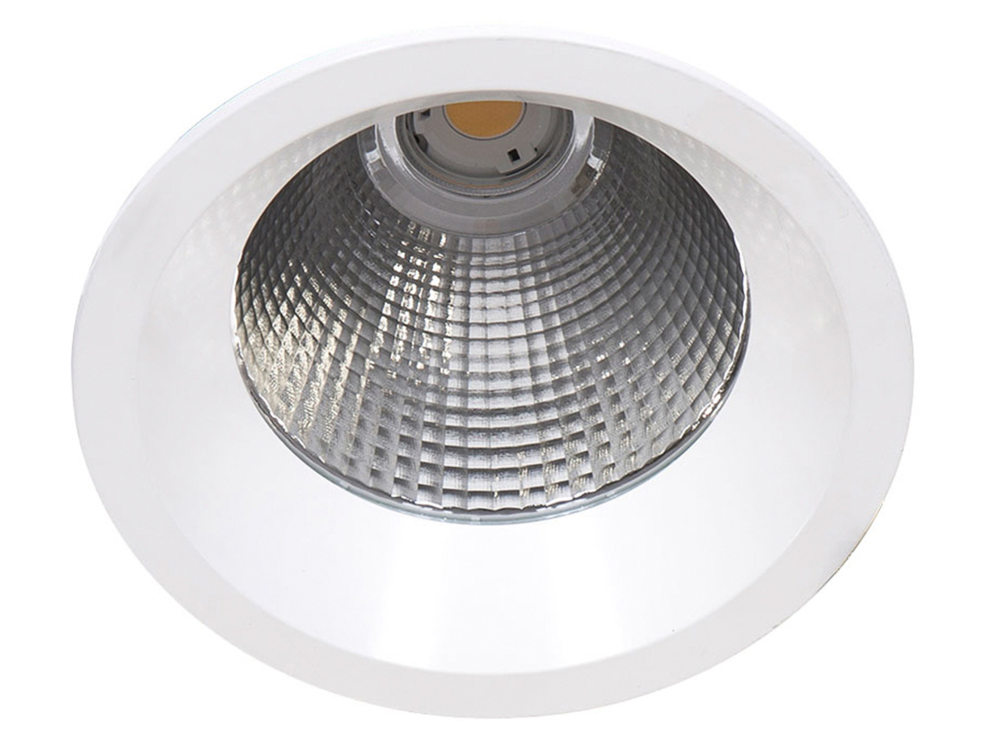 Lampa sufitowa wpuszczana Kerez LED aluminiowa 16,5 cm biała