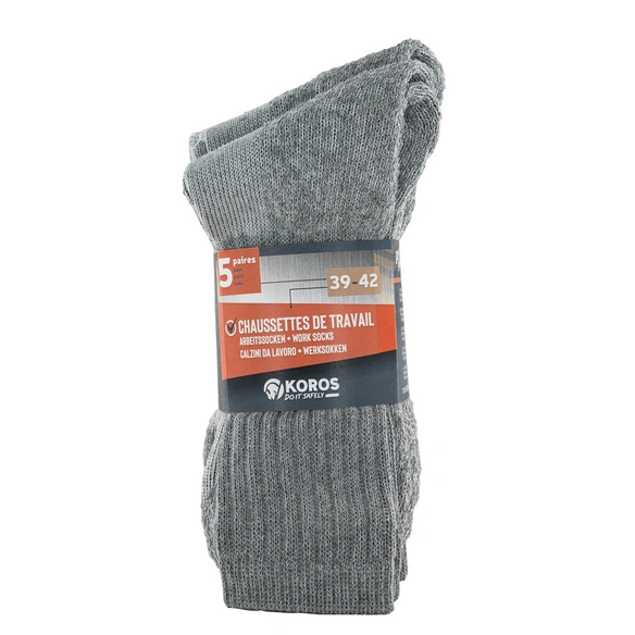 Arbeitssocken »Dailywork«, 5er Set, Gr.43/46, grau