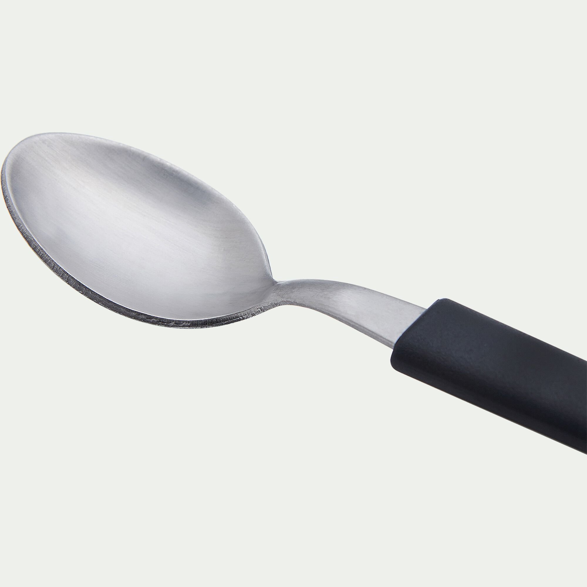 LINE - Cuillère à café en matière végétale 100% recyclable - noir