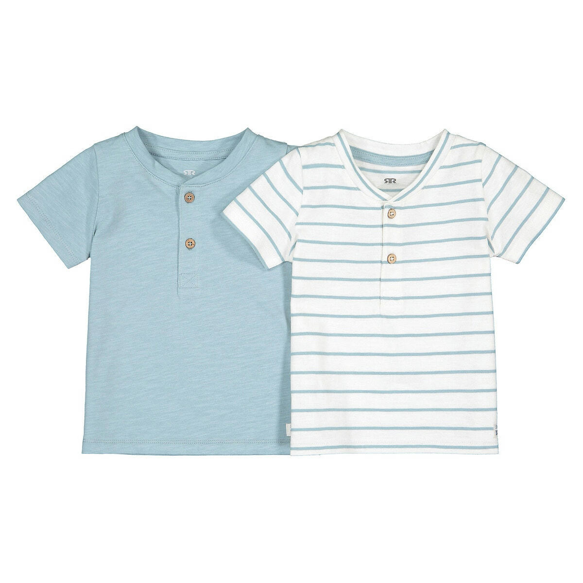 Lot de 2 T-shirts coton bio