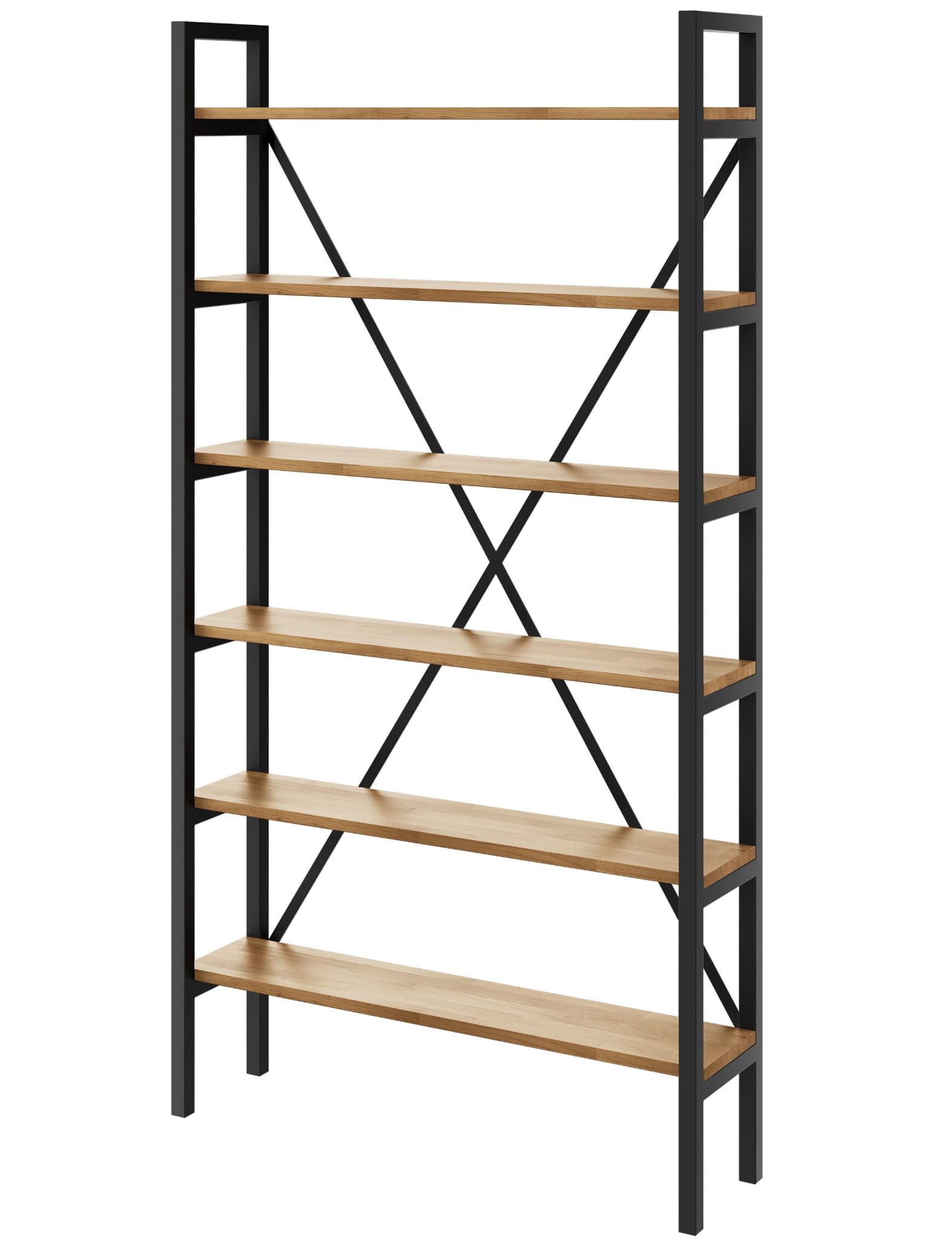 Regał Medium Industrial Loft na książki D6 190x60x20 cm