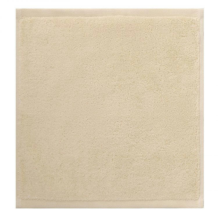 ARGILE - Carré visage en coton camomille 30 x 30