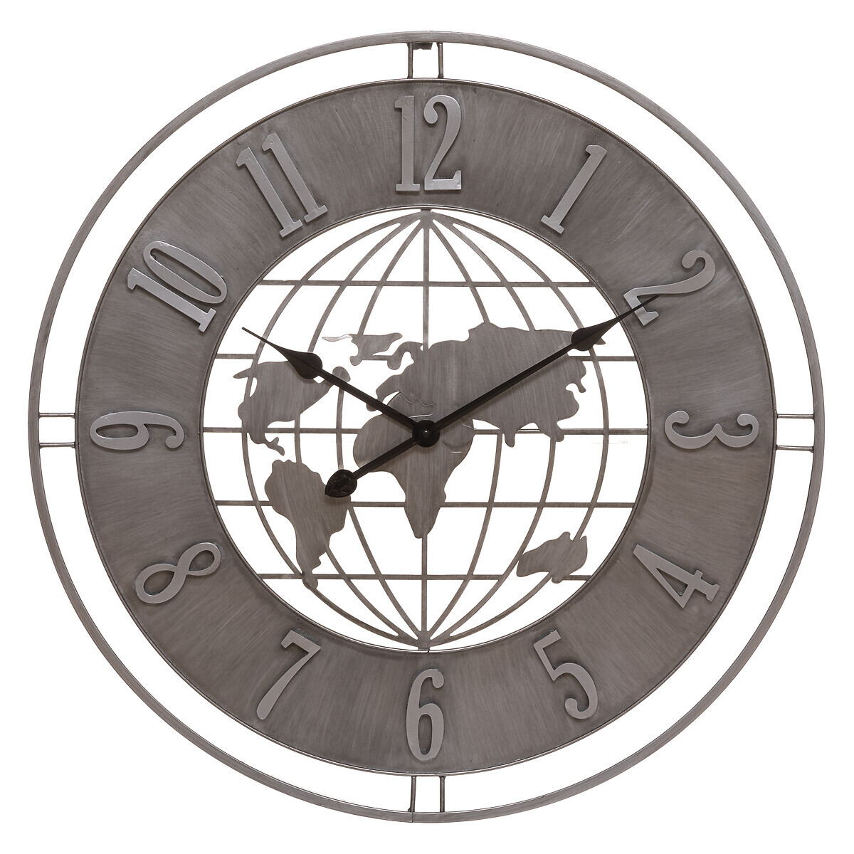 Clock"Isac" Slate grey, D.68 cm