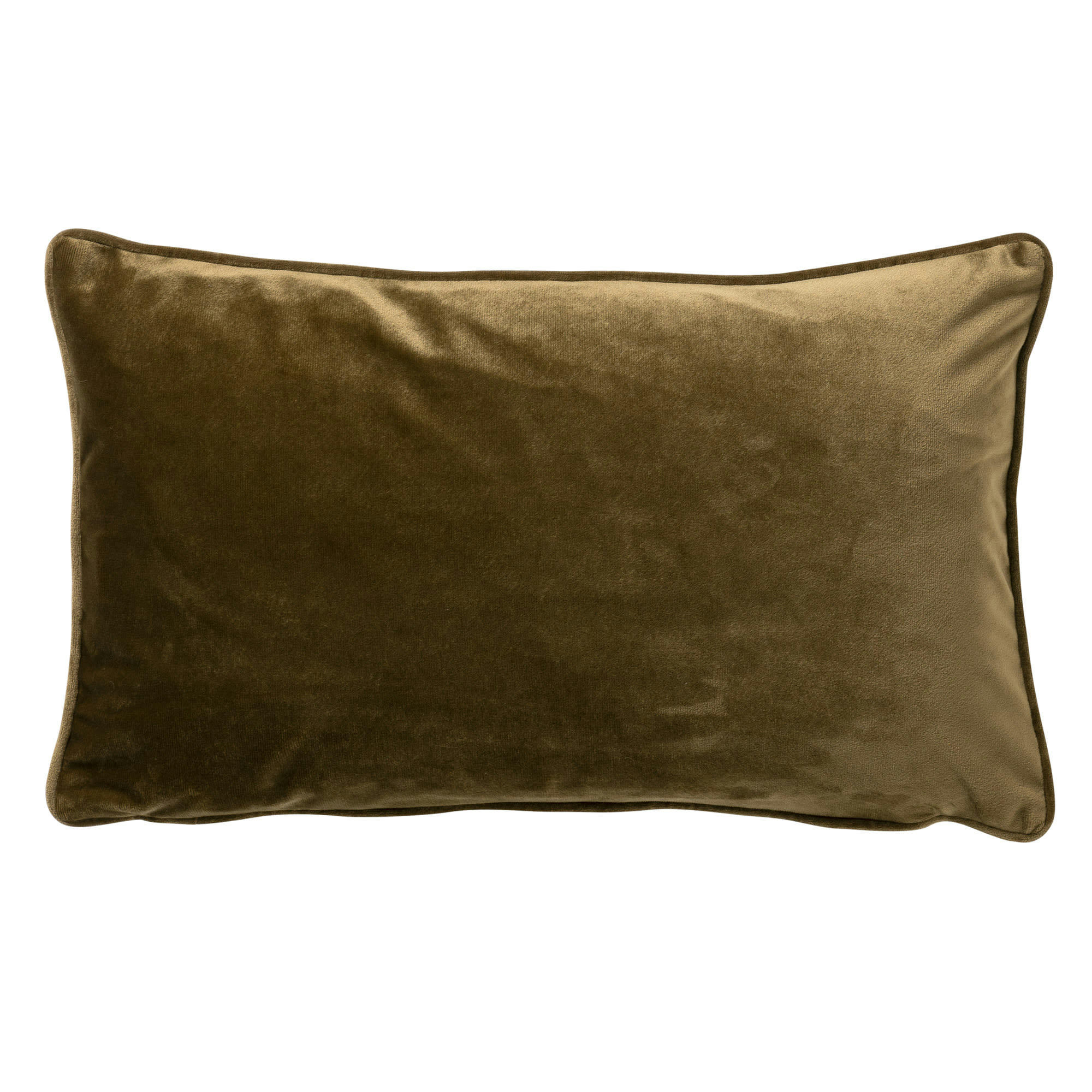 - Coussin - vert en velours 30x50 cm uni