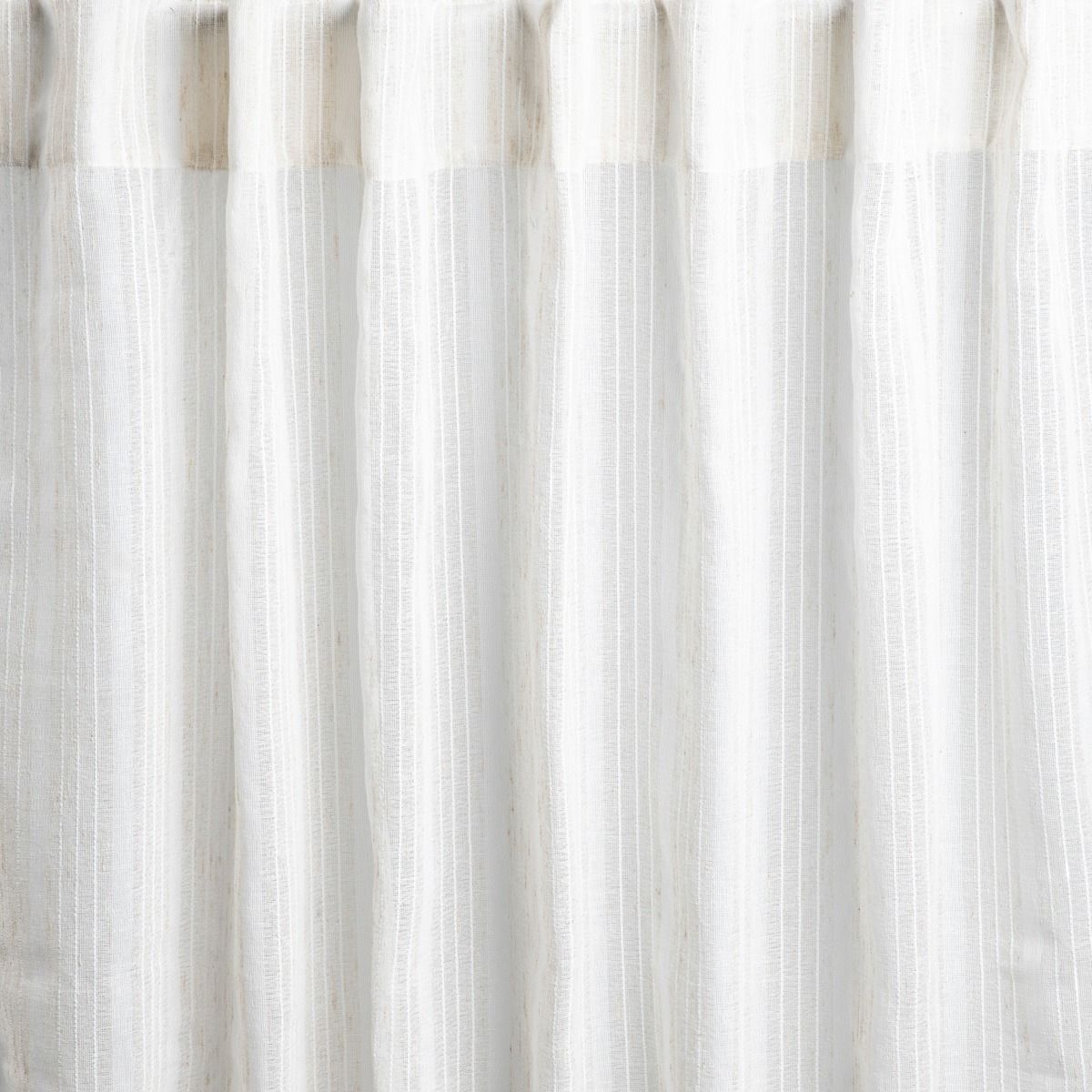Zasłona TAVIRA z dodatkiem lnu w pasy 140X250CM