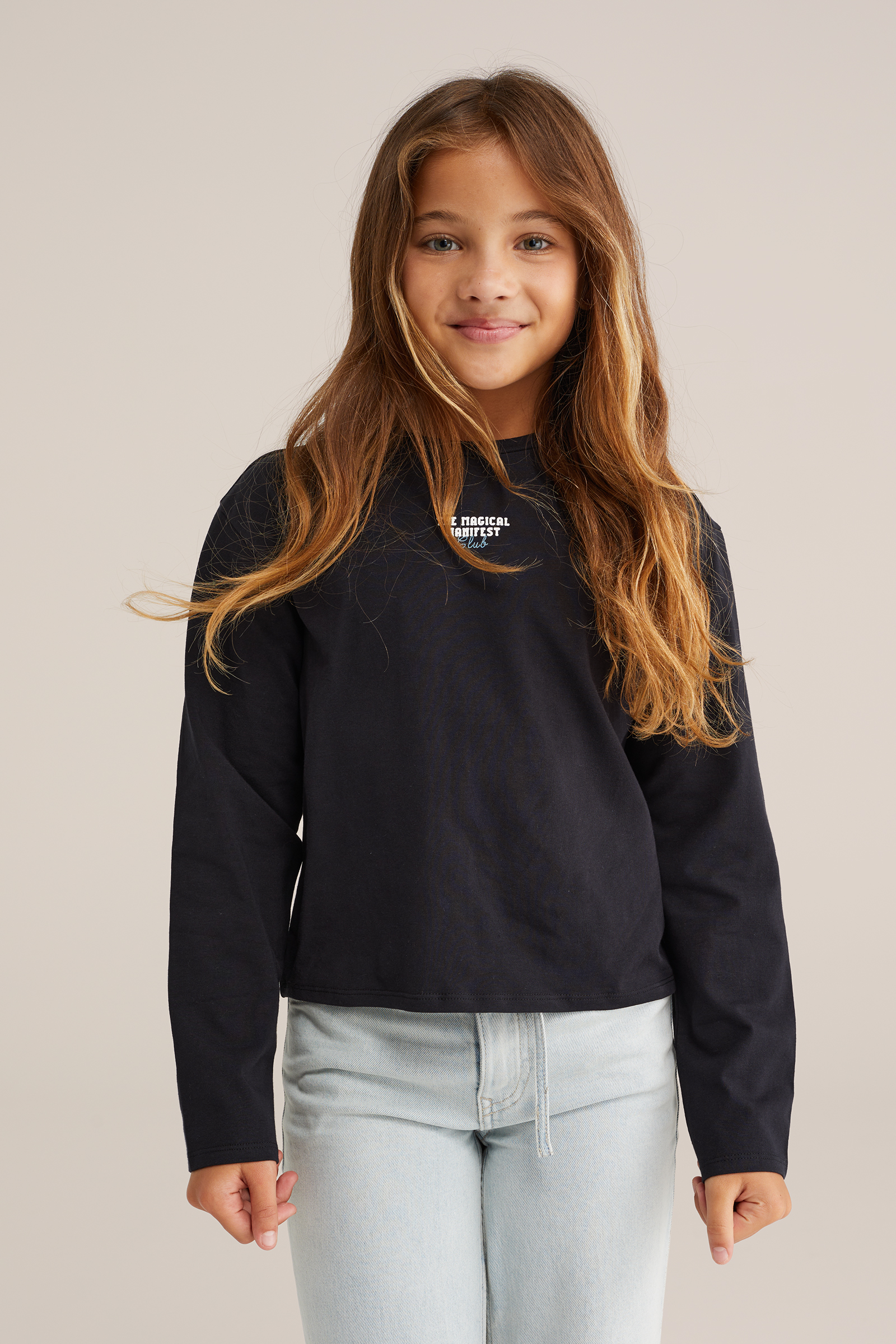 Meisjes T-shirt met opdruk