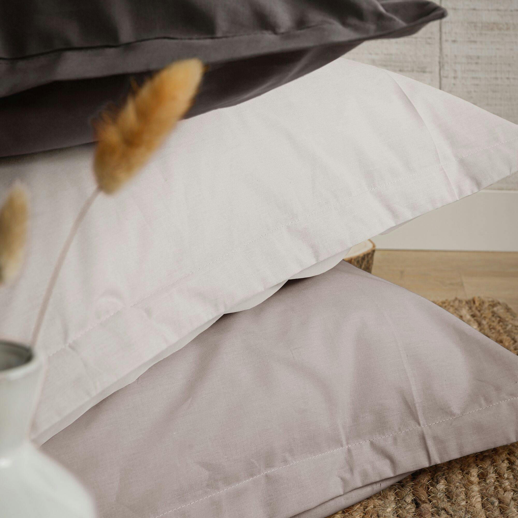 FIL & SENS - Housse de couette en coton Bio blanc 260 x 240 cm