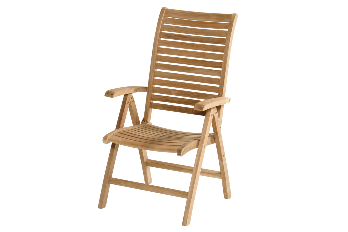 Hartman Tuinstoel Sunderland - Teak Naturel - Zithoogte 44cm