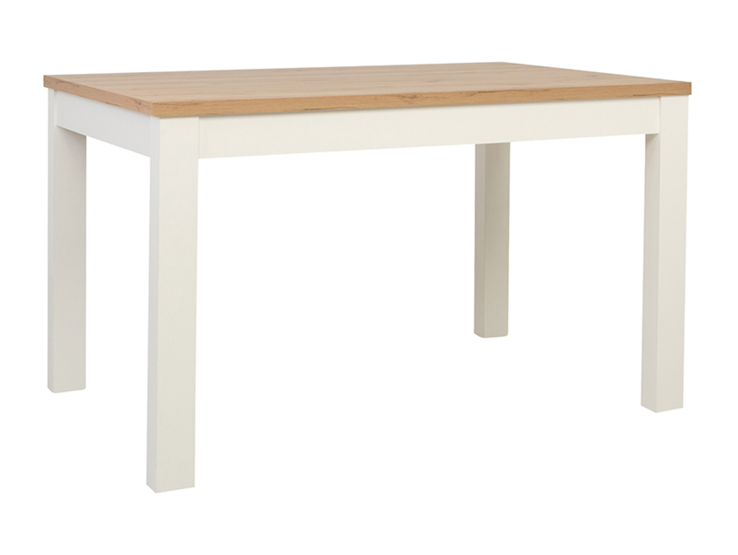 Stół rozkładany Maren 130/180x90 dąb artisan/biały