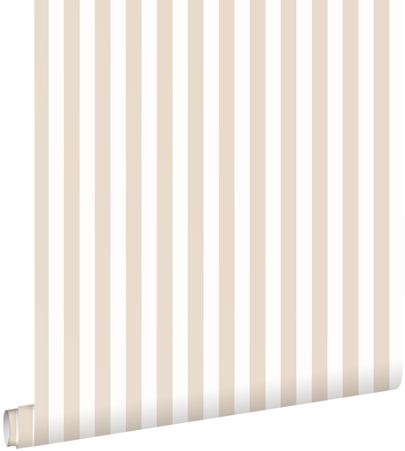 ESTAhome behang strepen beige en wit - 53 cm x 10.05 m - 130949