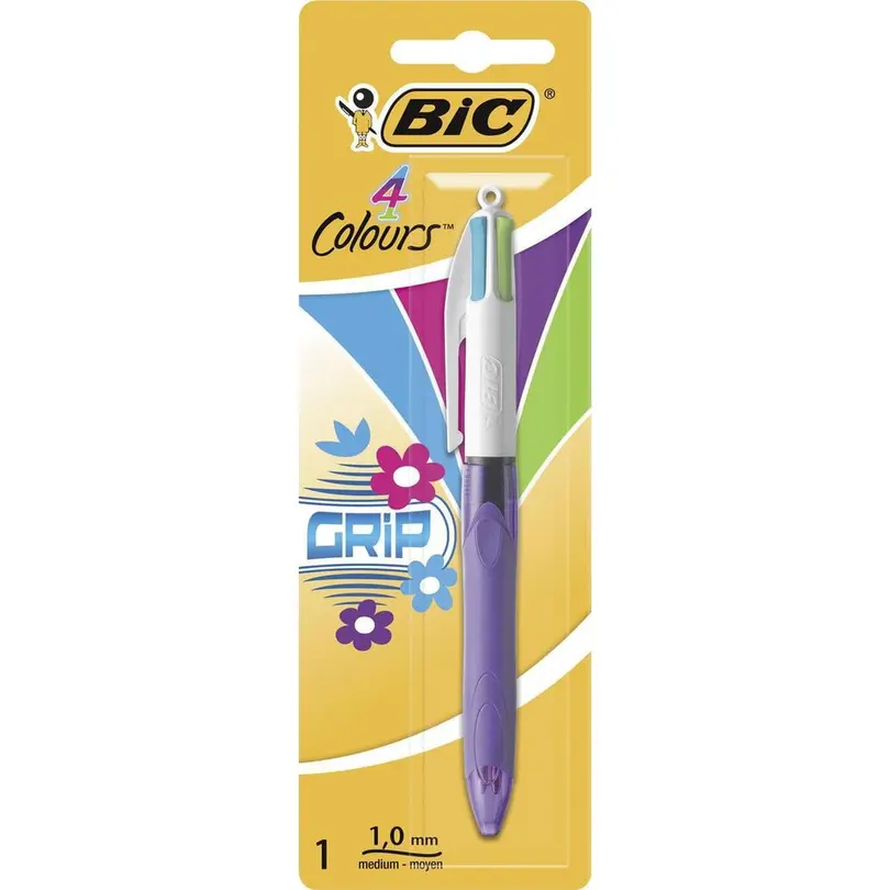 Kugelschreiber 4 Colours Grip Fun
