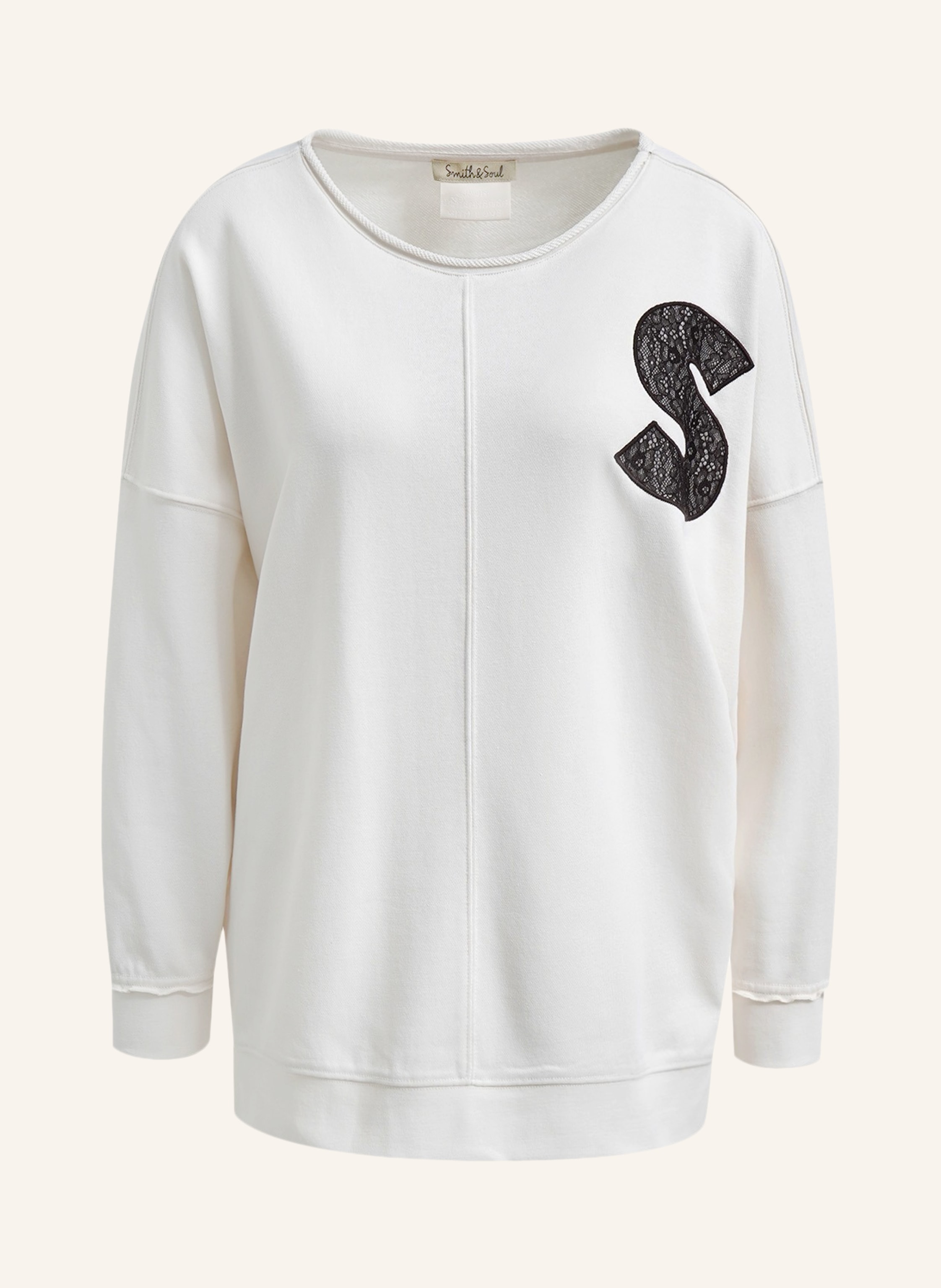 Smith & Soul Sweatshirt mit Spitze