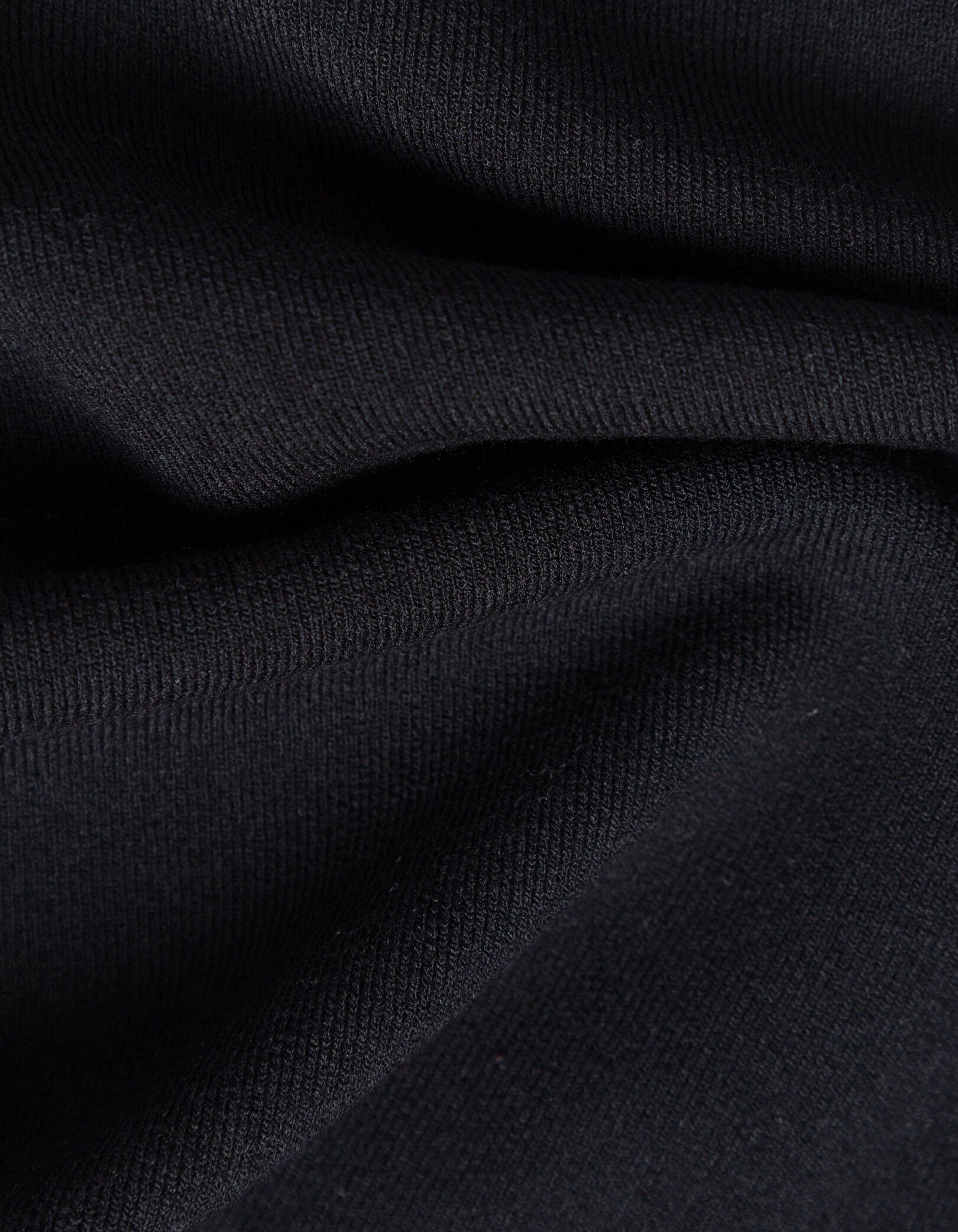 Robe tube noire tricot fin moulant Femme