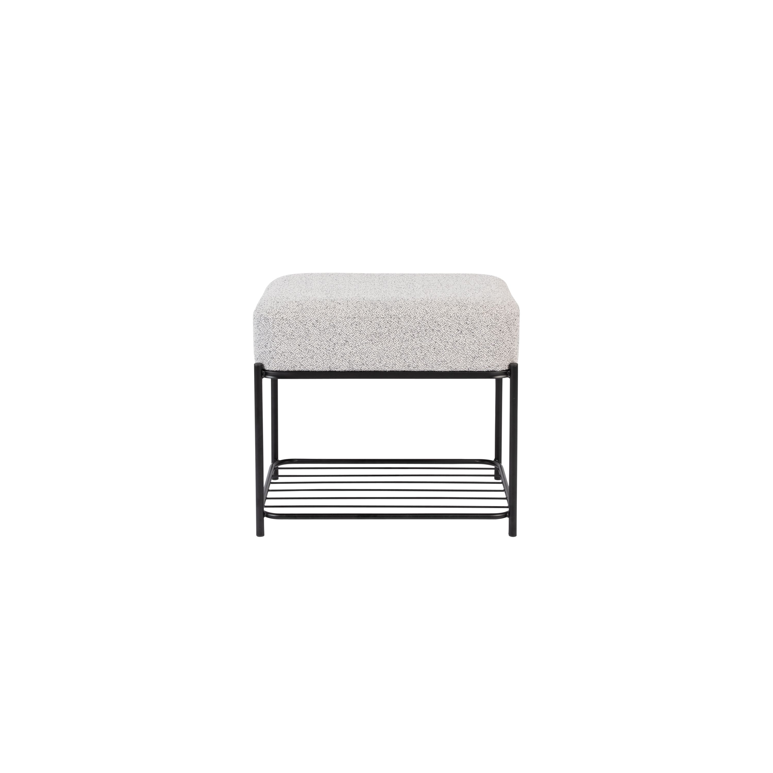 Housecraft Living Milou Kruk/ Poef Rechthoekig - Grijs