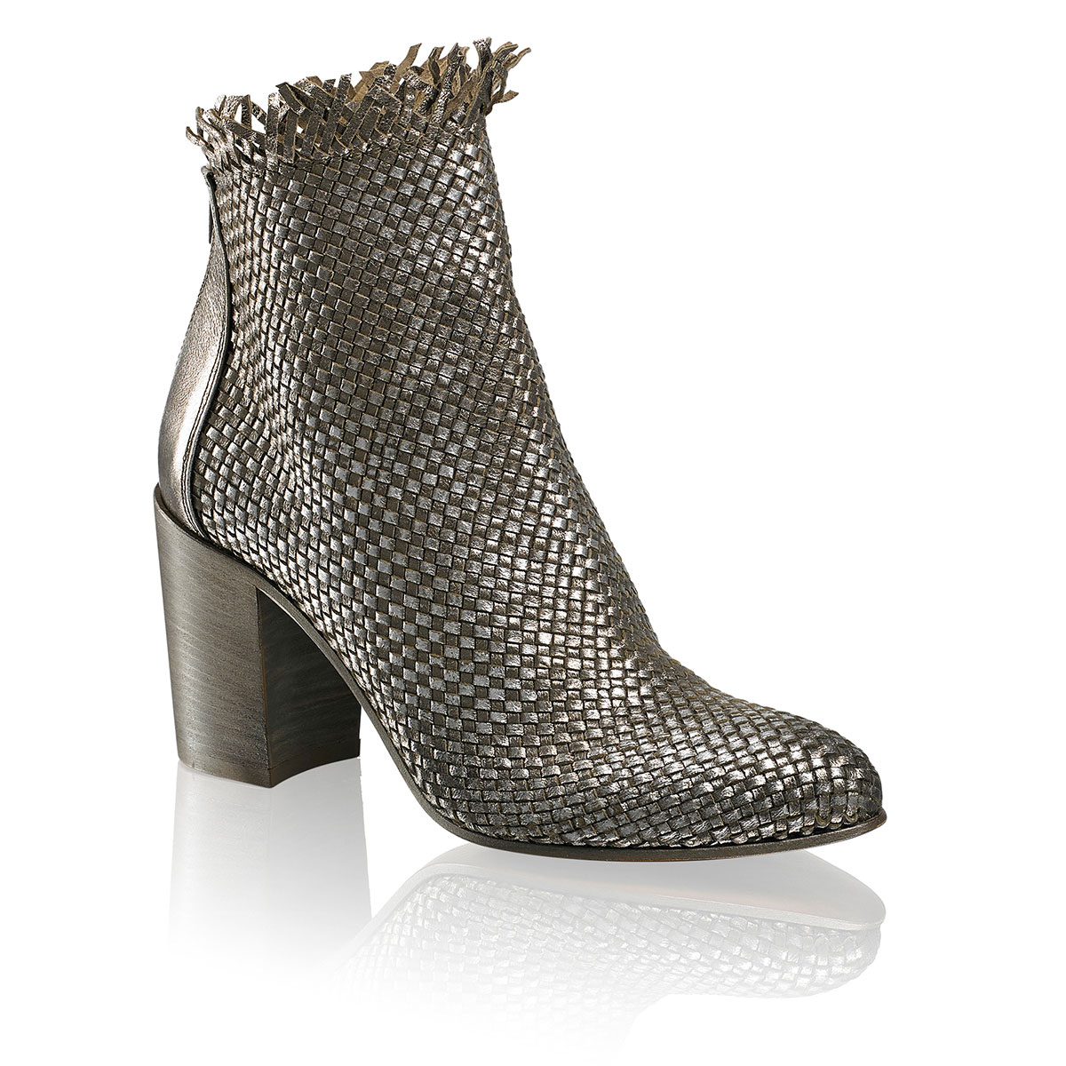 Russell & Bromley WEAVE WON Woven Ankle Boot