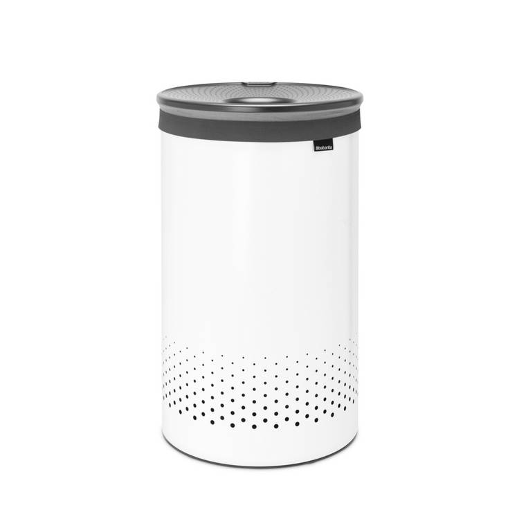 Brabantia 60 Litre Laundry Container Bin - White
