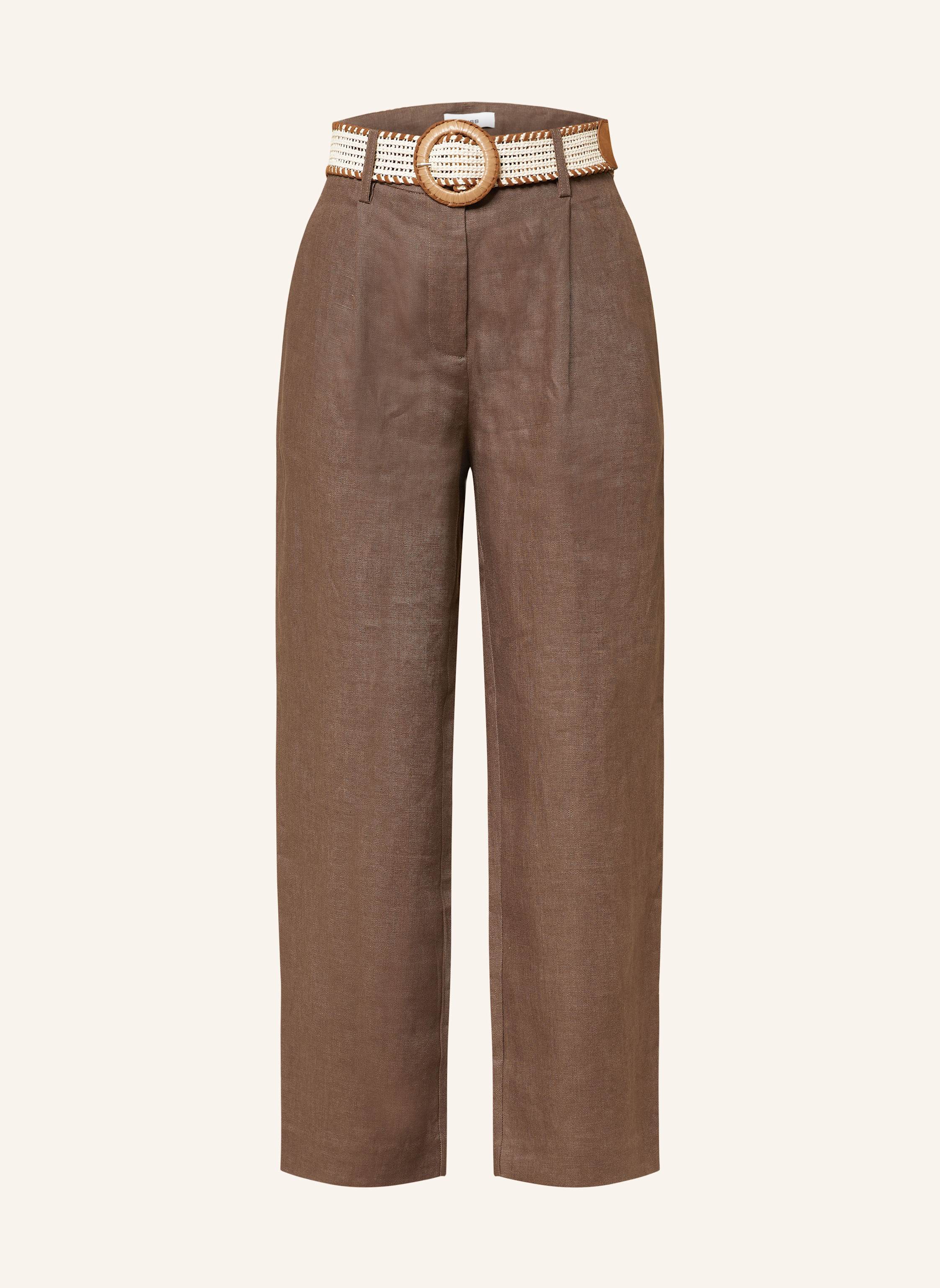 REISS 7/8-Hose BEAU aus Leinen