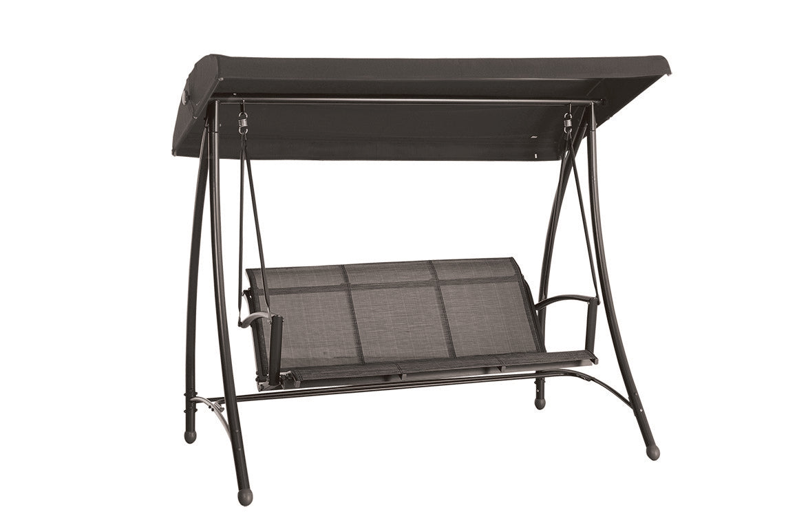 Rubens schommelbank - 3-zits -carbon black - antraciet