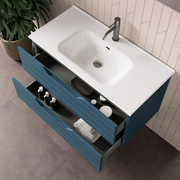 Ensemble 4 pièces SOLMIRA bleu