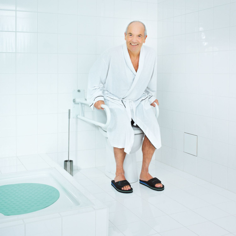 Barre d'appui pour WC 76 cm