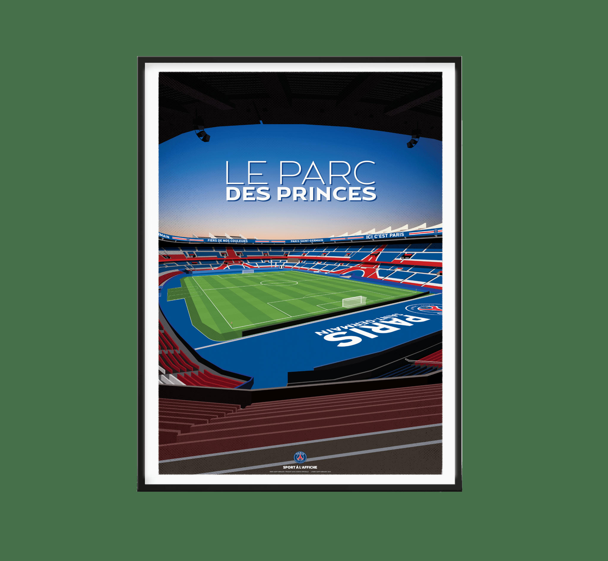 PSG - Affiche Football PSG - Parc des Princes 30 x 40 cm